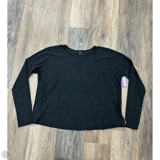 Athletic Top Long Sleeve Crewneck By Beyond Yoga In Grey, Size: Xs