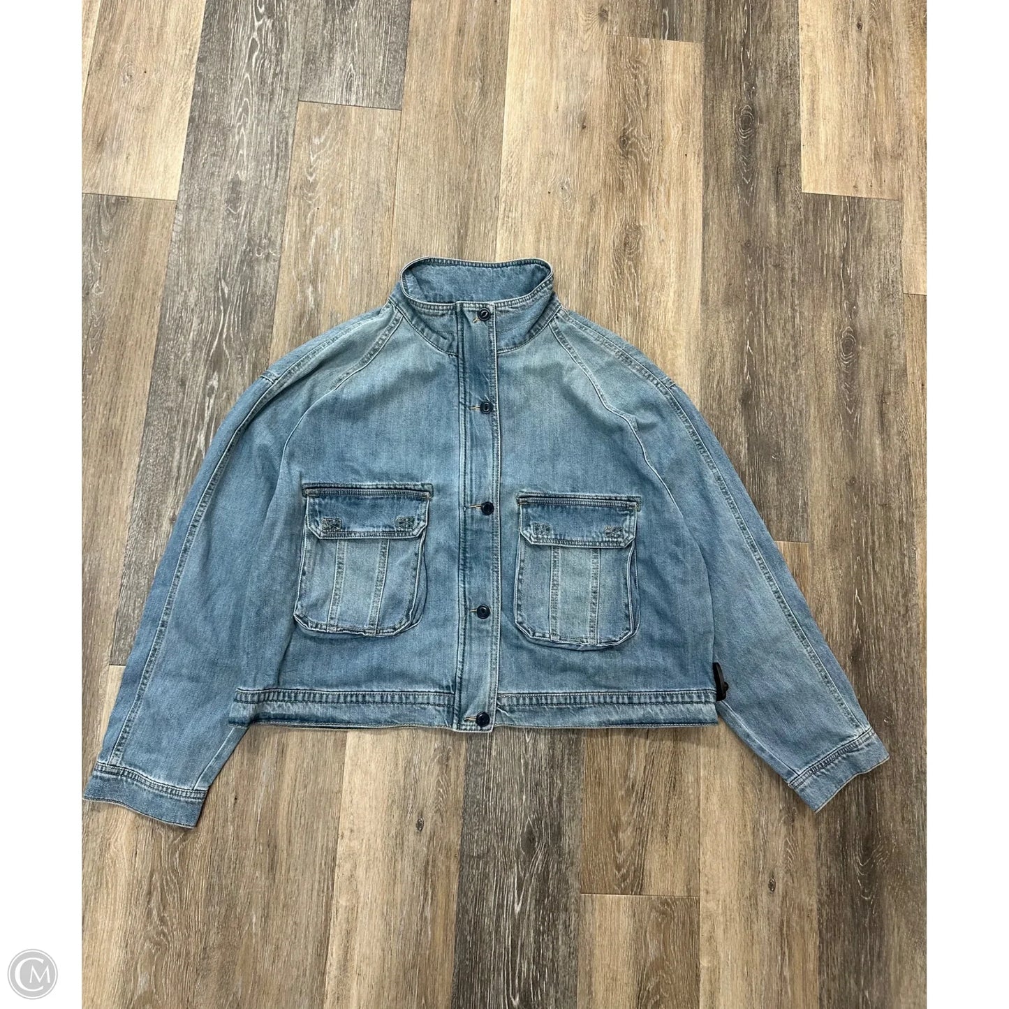 Jacket Denim By Risen In Blue Denim, Size: 2x