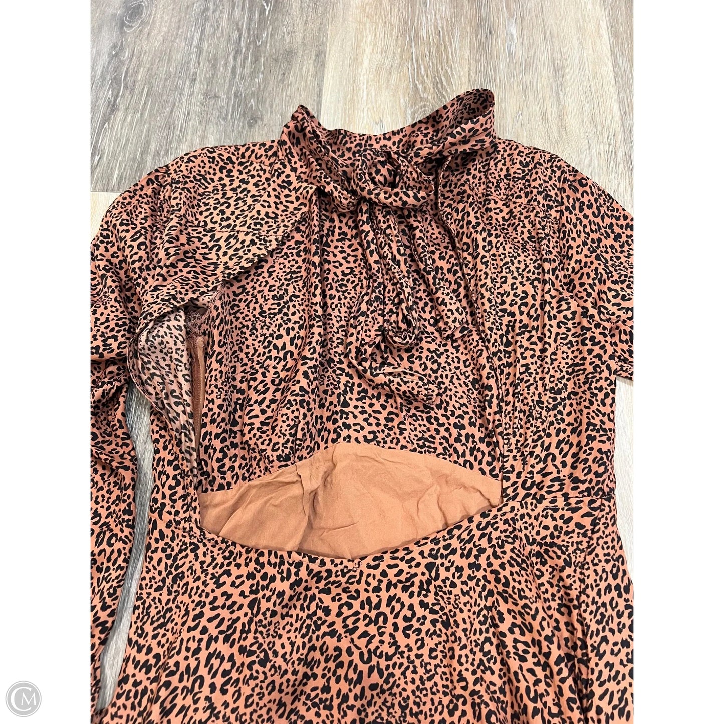 Dress Casual Maxi By Free People In Animal Print, Size: 6