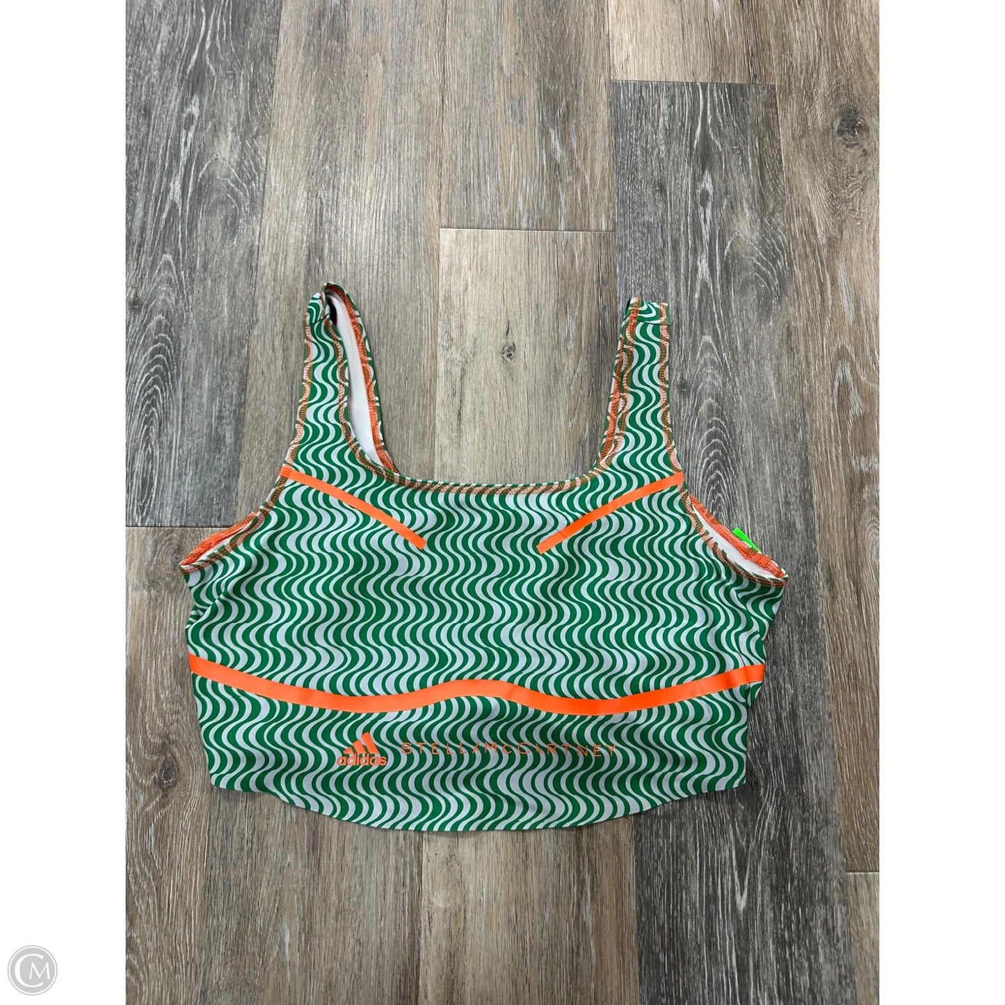 Athletic Bra By Adidas In Green, Size: 1x
