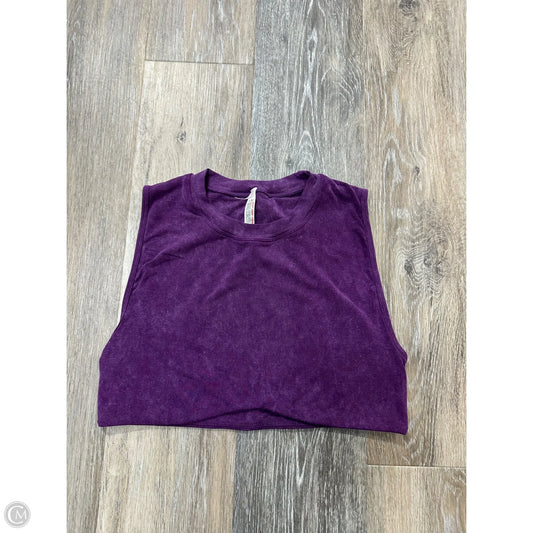 Athletic Tank Top By Free People In Purple, Size: M