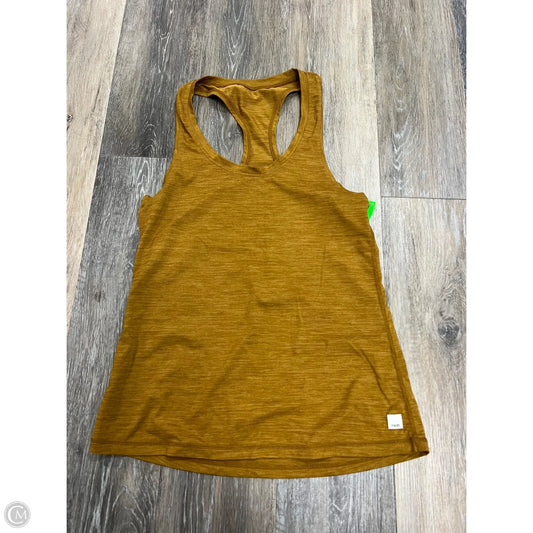 Athletic Tank Top By Vuori In Yellow, Size: S