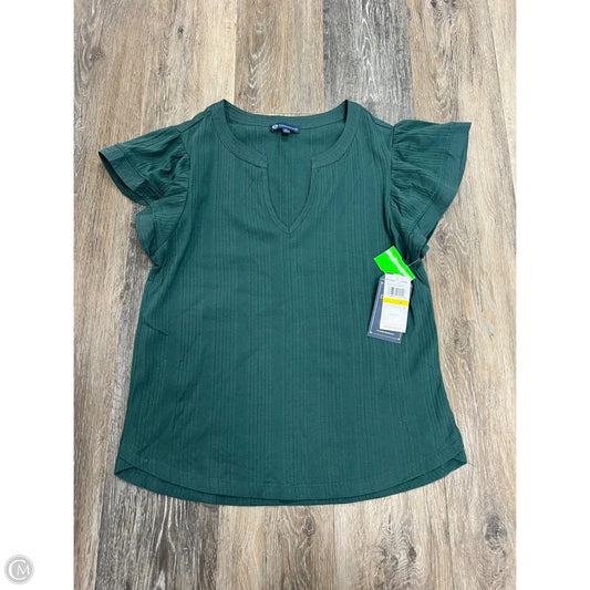 Top Short Sleeve By Democracy In Green, Size: M