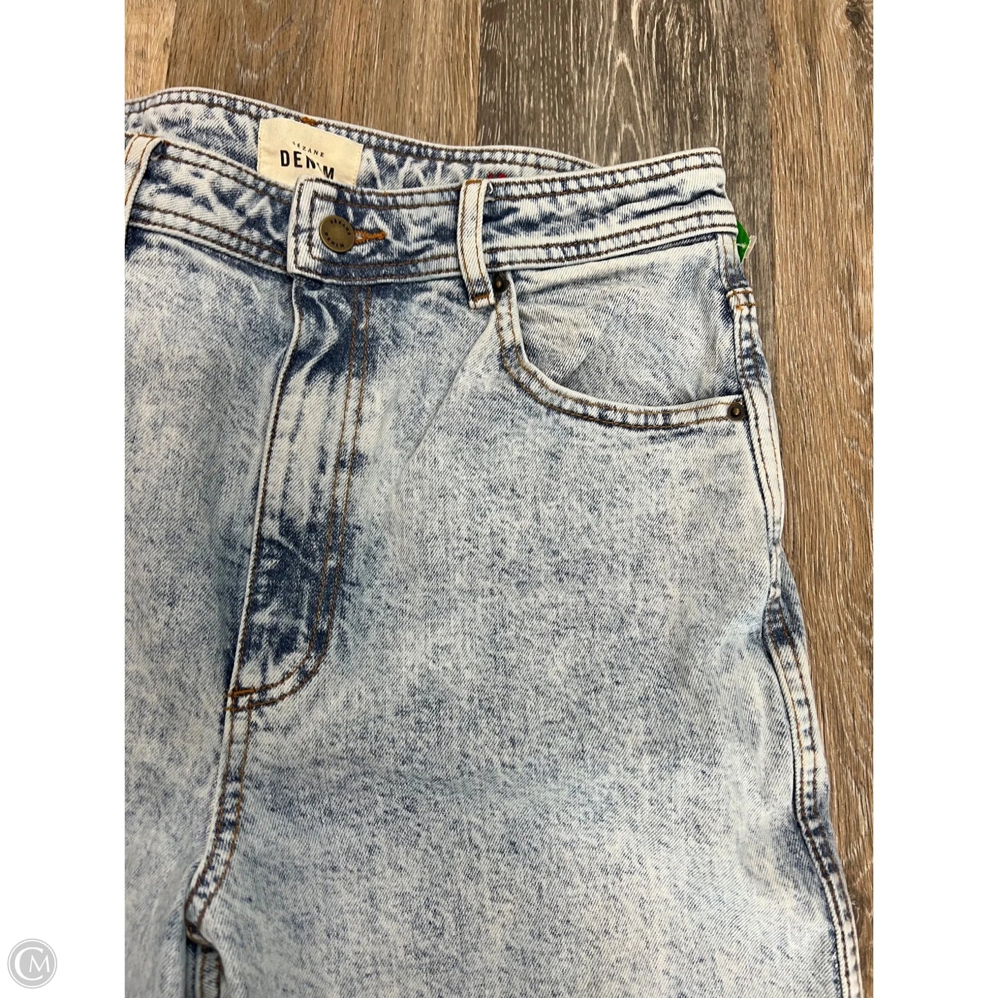 Jeans Wide Leg By Sezane In Blue Denim, Size: 10 (42)