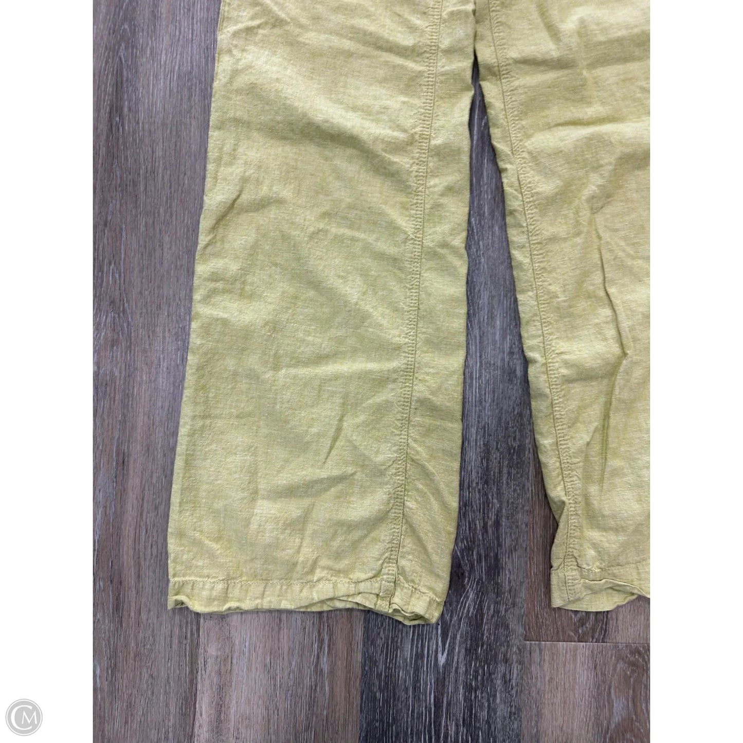 Pants Linen By Pilcro In Green, Size: 4