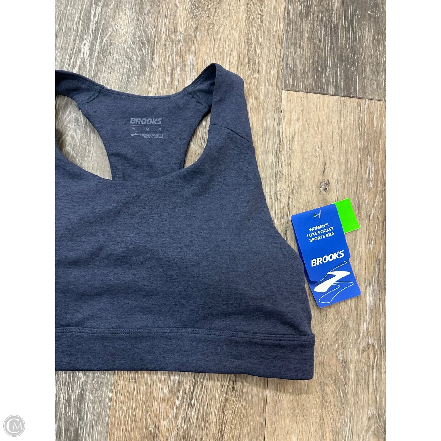 Athletic Bra By Brooks In Blue, Size: M