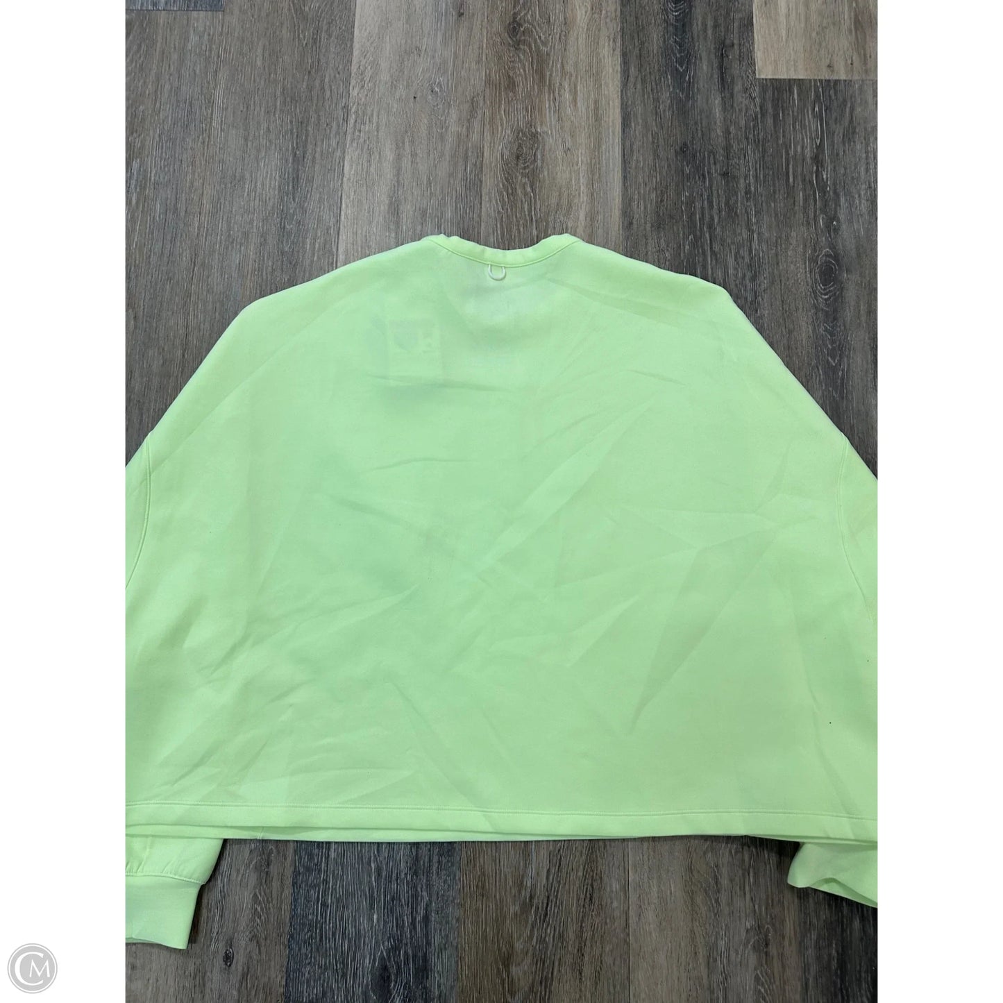 Athletic Sweatshirt Crewneck By Nike Apparel In Green, Size: L