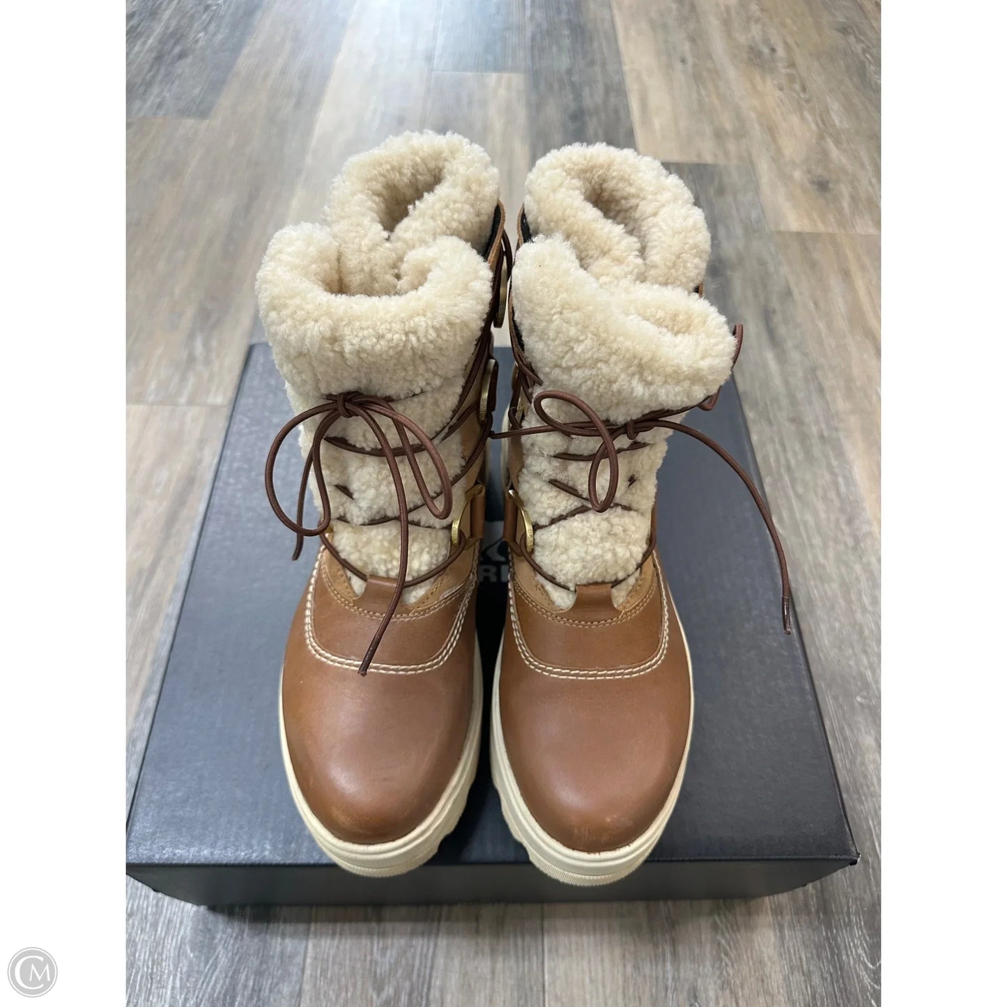 Boots Snow By Sorel In Tan, Size: 10