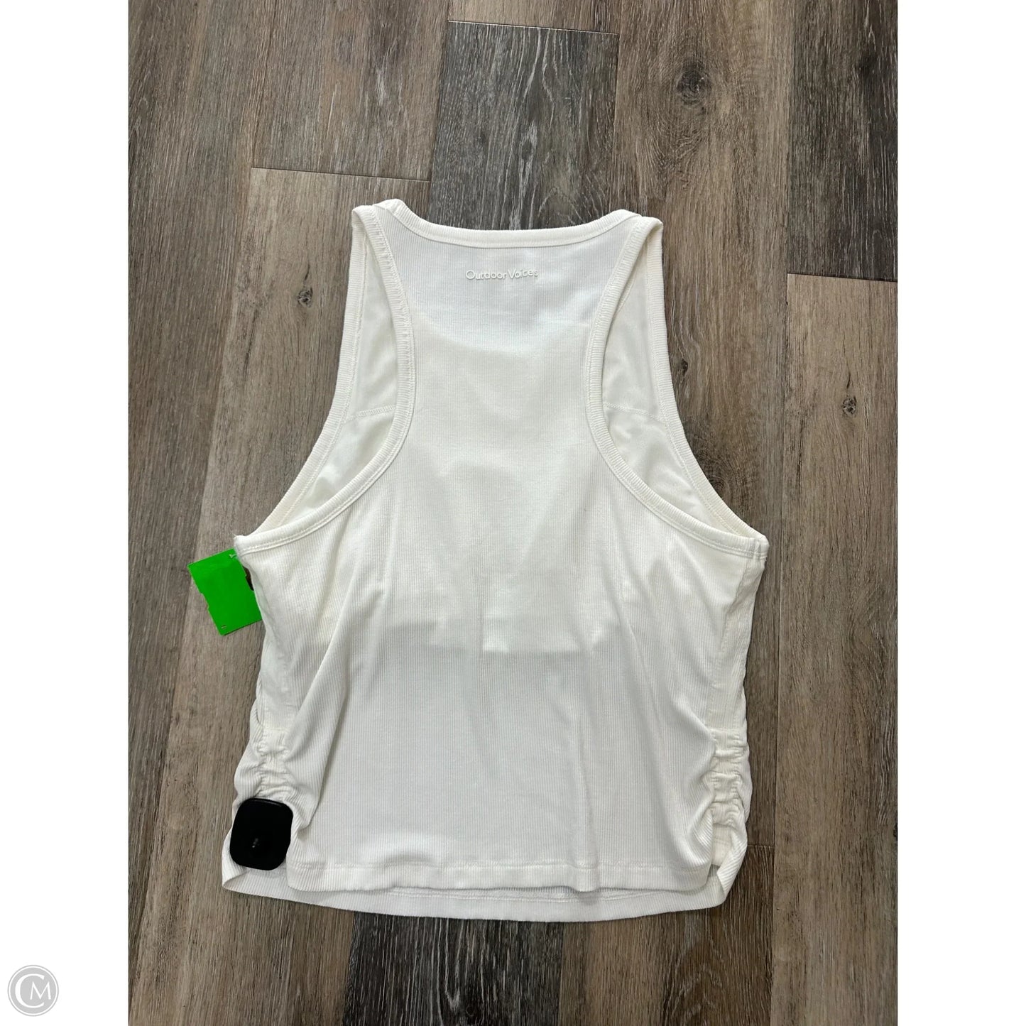Athletic Tank Top By Outdoor Voices In Cream, Size: Xl