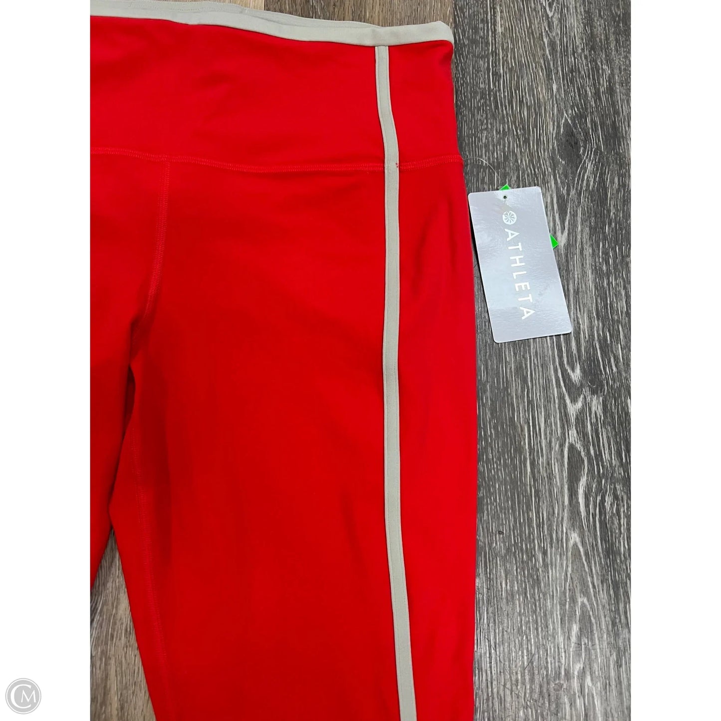 Athletic Leggings By Athleta In Red, Size: Xl