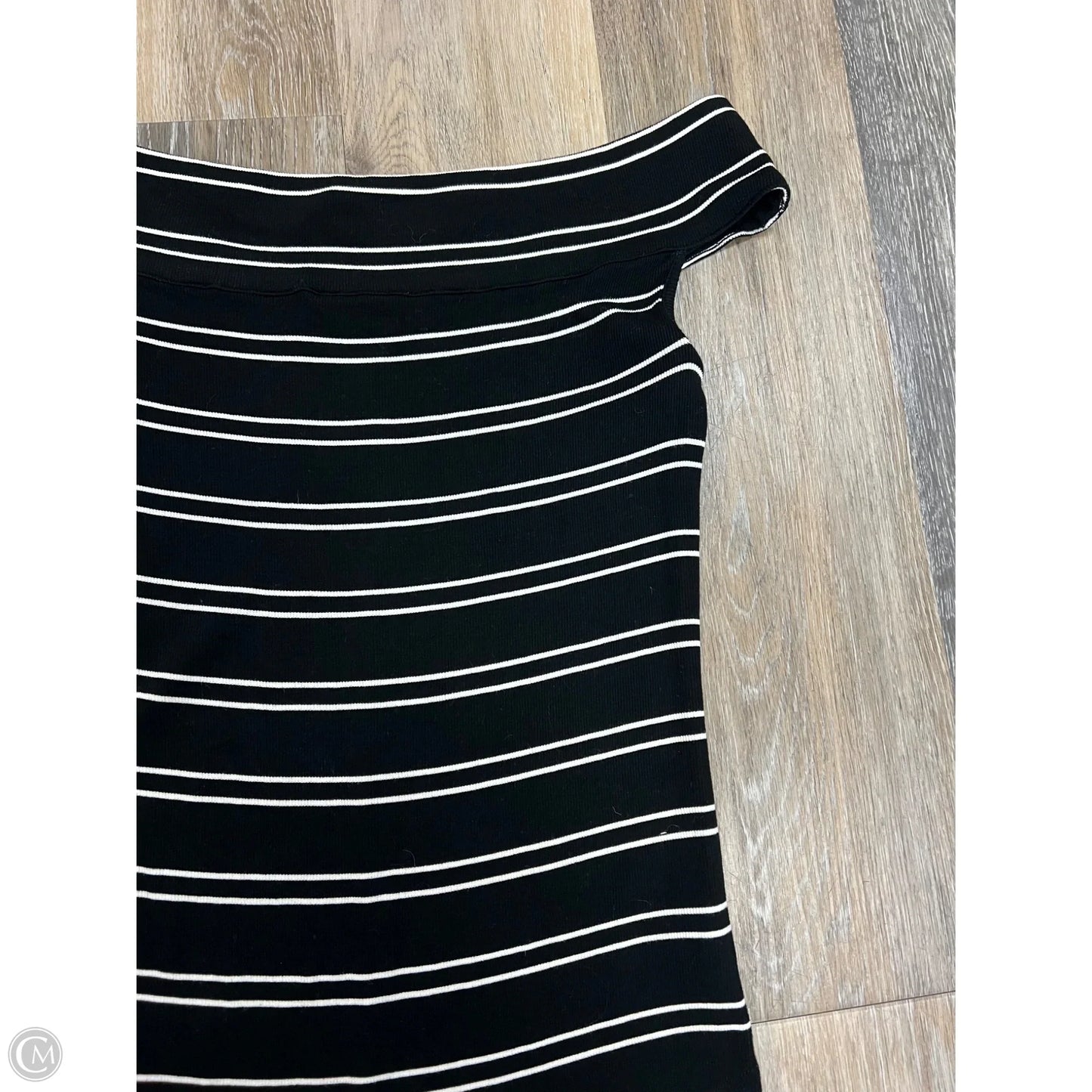 Top Short Sleeve By Free People In Black, Size: L