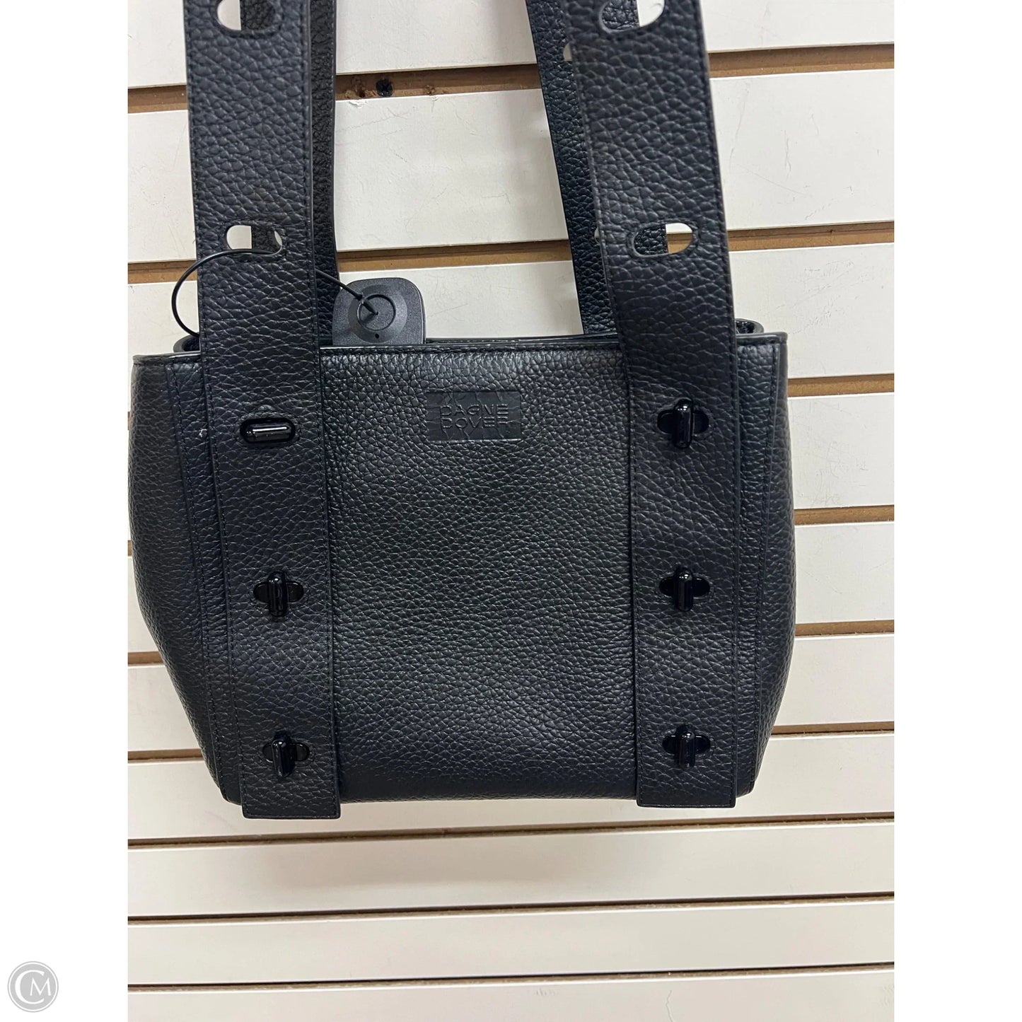 -Handbag Leather By Dagne Dover, Size: Medium
