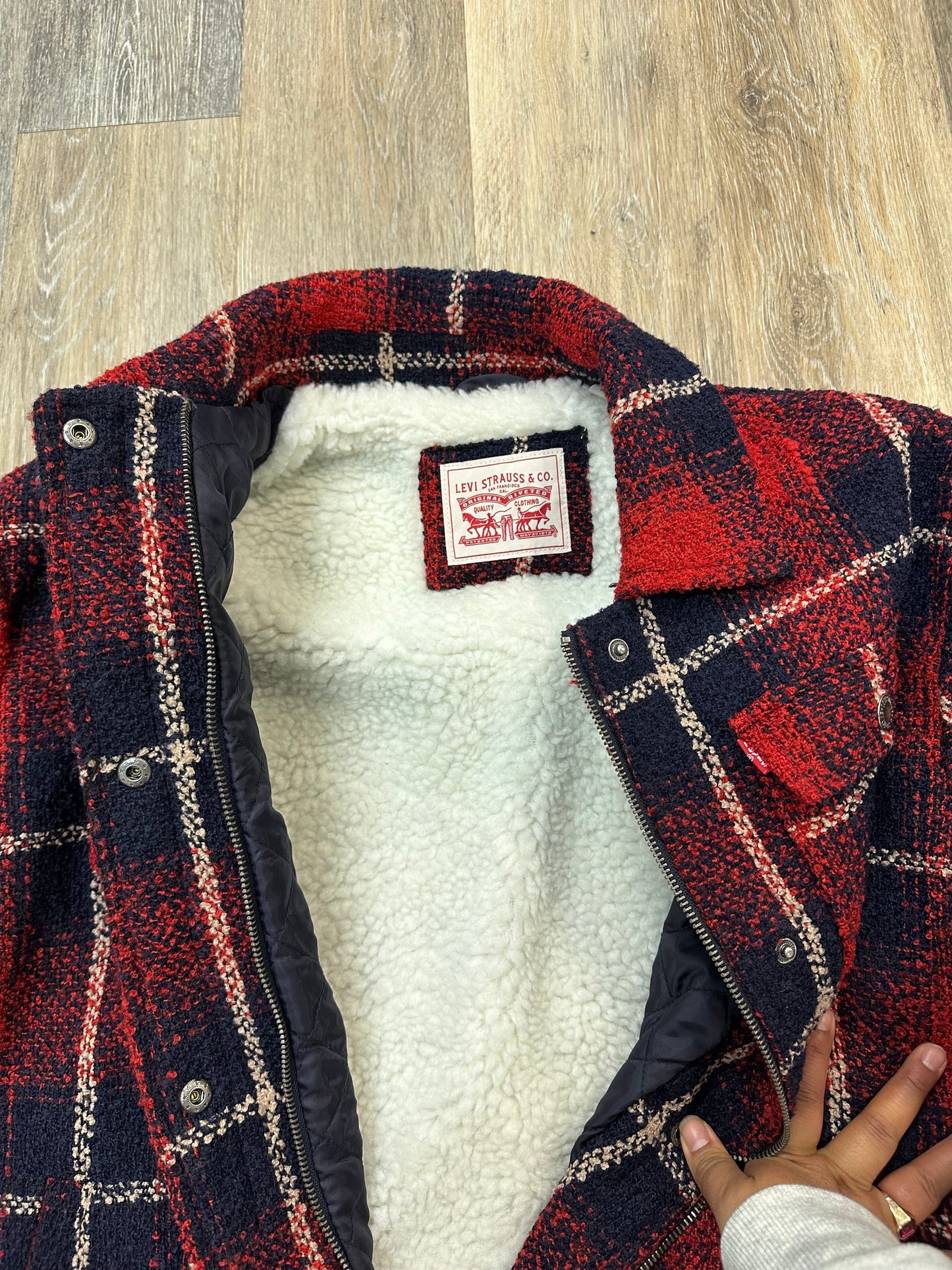 Coat Other By Levis In Plaid Pattern, Size: 1x