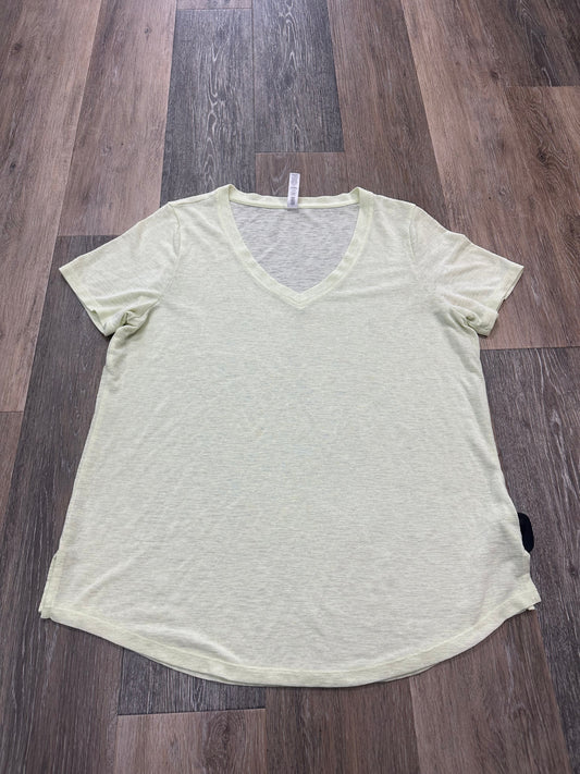 Athletic Top Short Sleeve By Athleta  Size: L