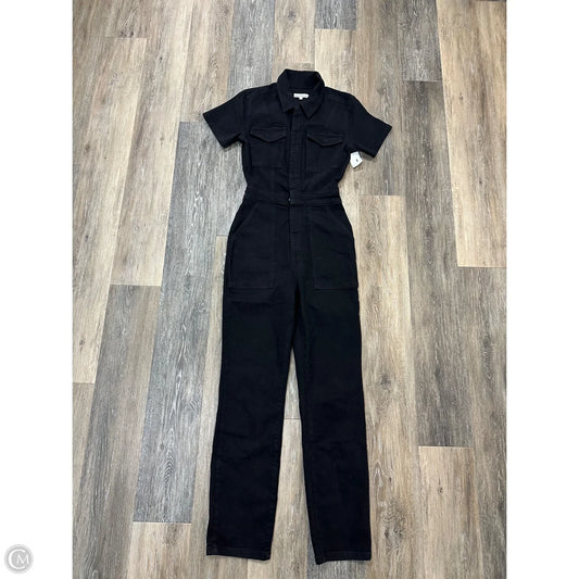Jumpsuit By Good American In Black Denim, Size: Xs