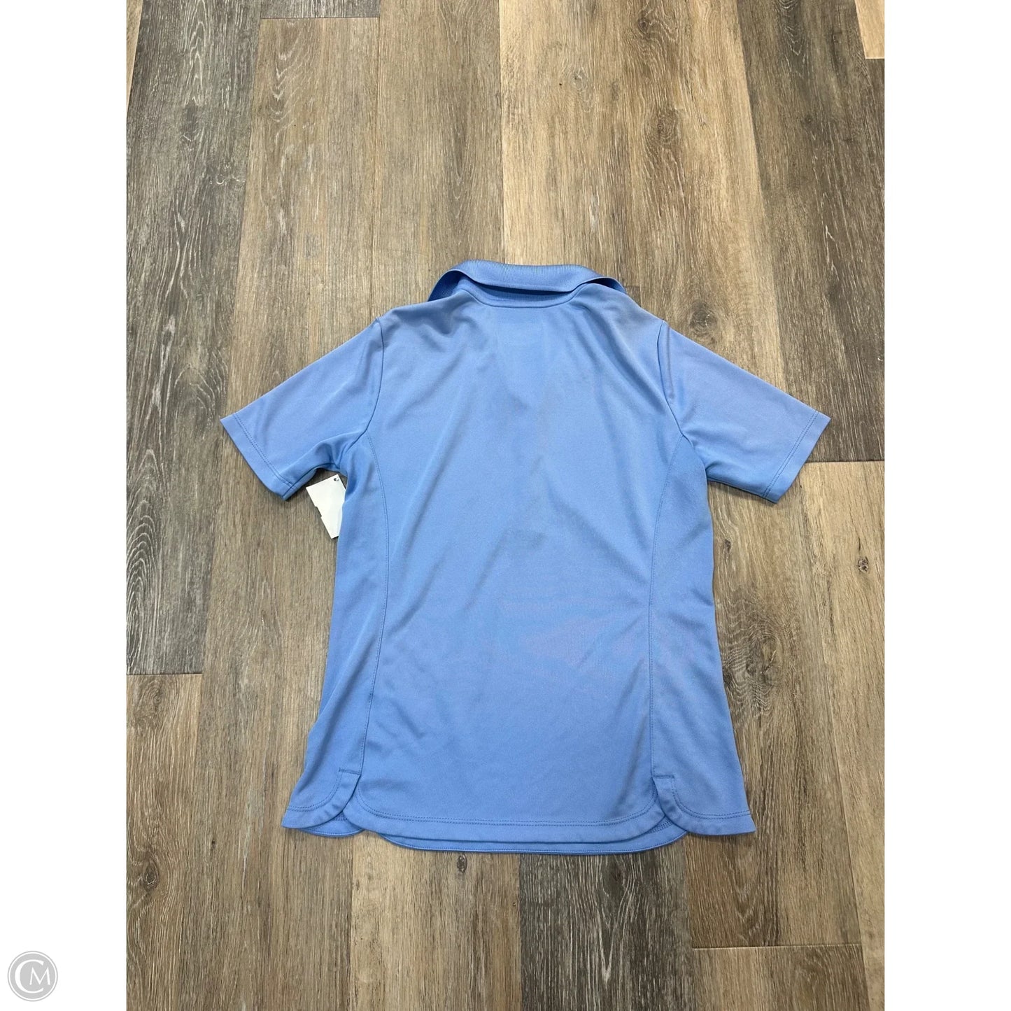 Athletic Top Short Sleeve By Izod In Blue, Size: Xs