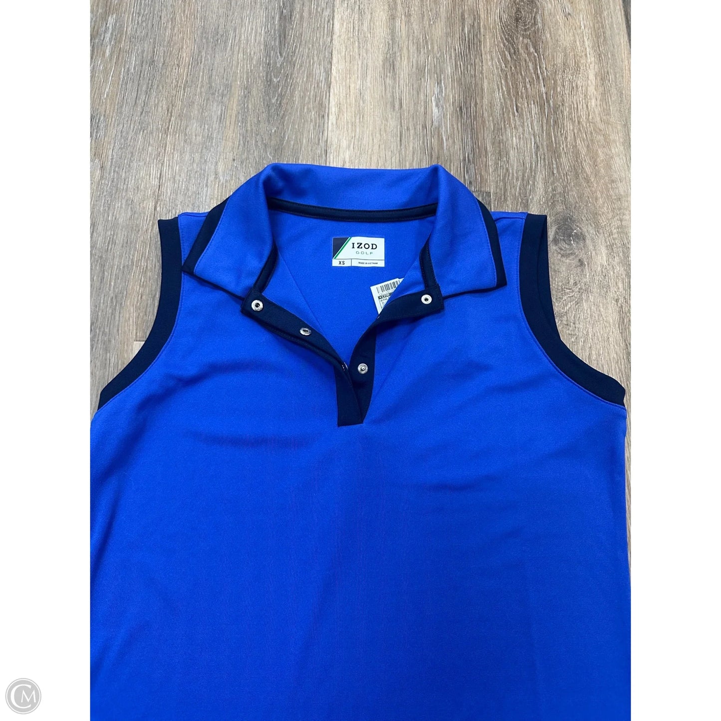 Athletic Tank Top By Izod In Blue, Size: Xs