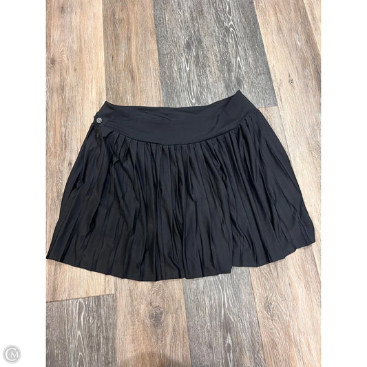 Athletic Skort By Adidas In Black, Size: M