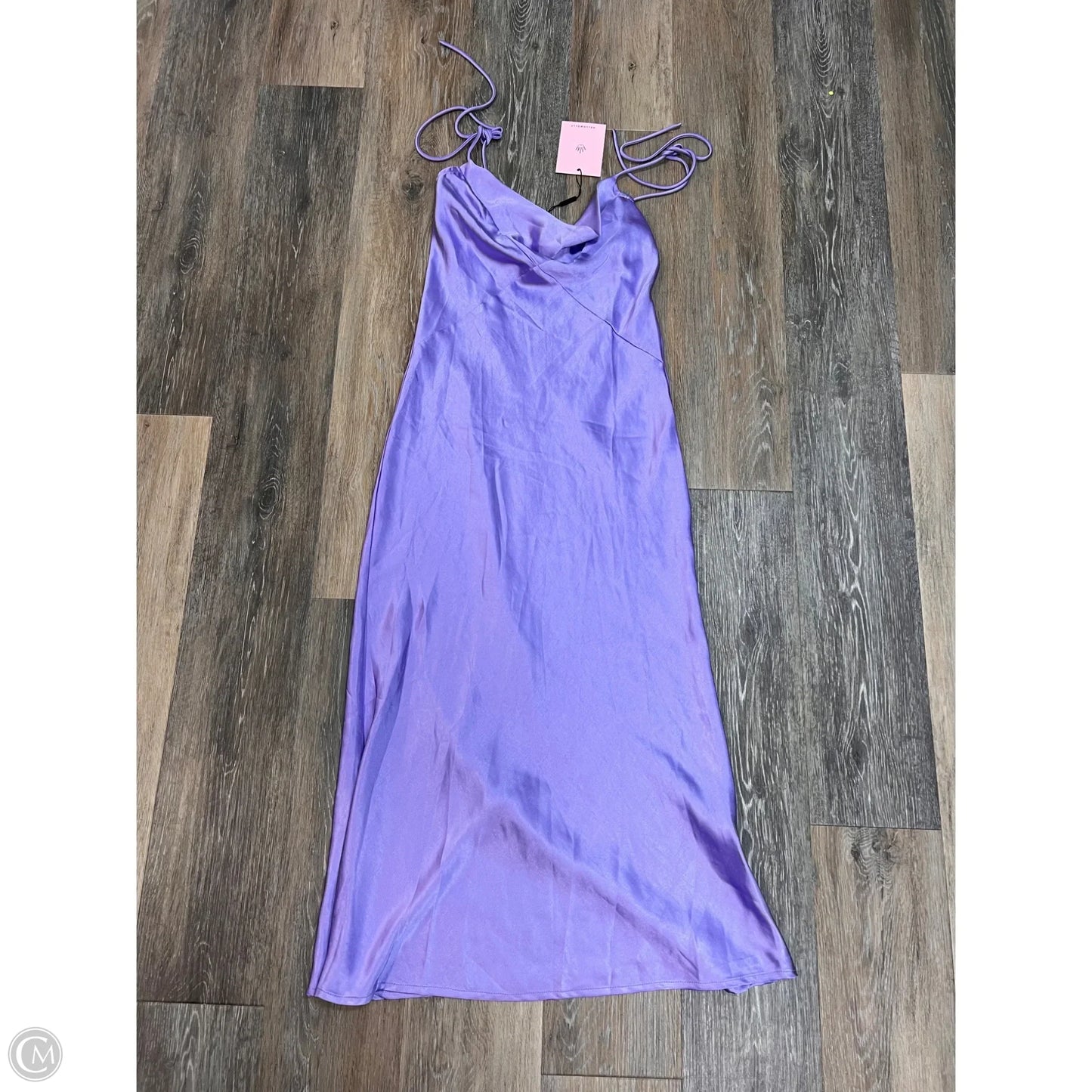 -Dress Casual Midi By Hello Molly In Purple, Size: S