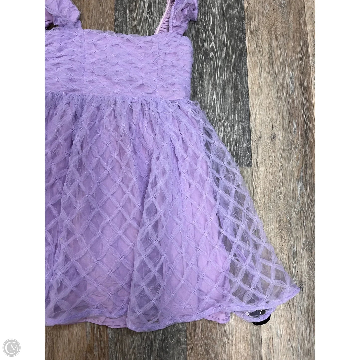 -Dress Casual Midi By Hello Molly In Purple, Size: S