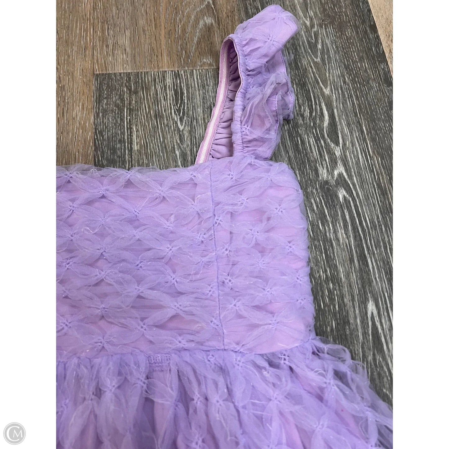 -Dress Casual Midi By Hello Molly In Purple, Size: S