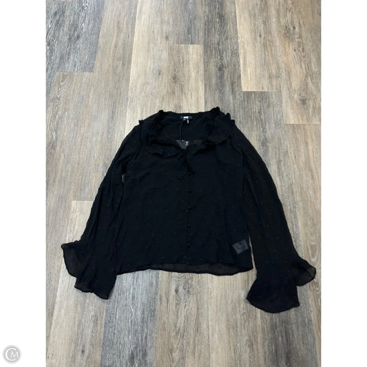 Blouse Designer By Paige In Black, Size: Xs
