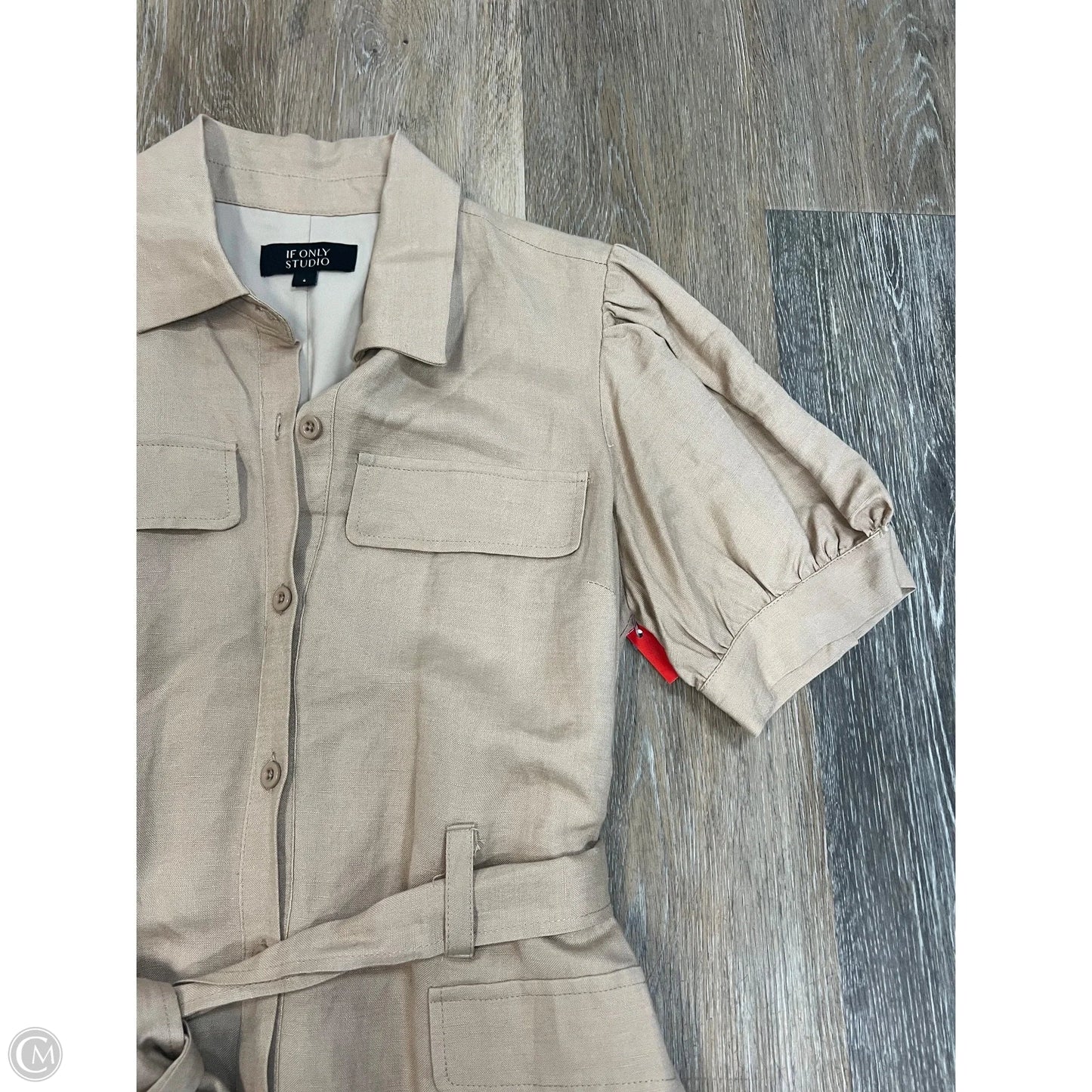 Dress Casual Midi By If Only Studio In Beige, Size: S