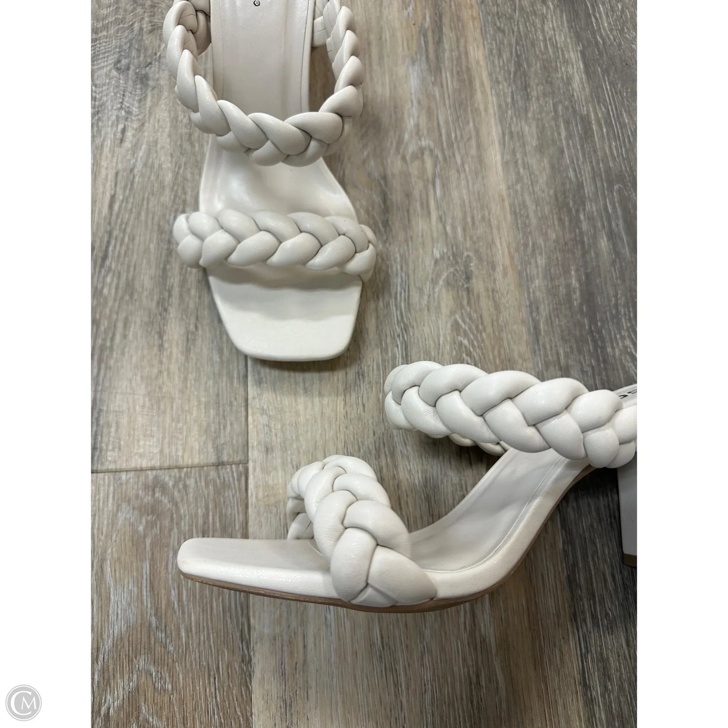 Shoes Heels Block By Soda In White, Size: 7.5