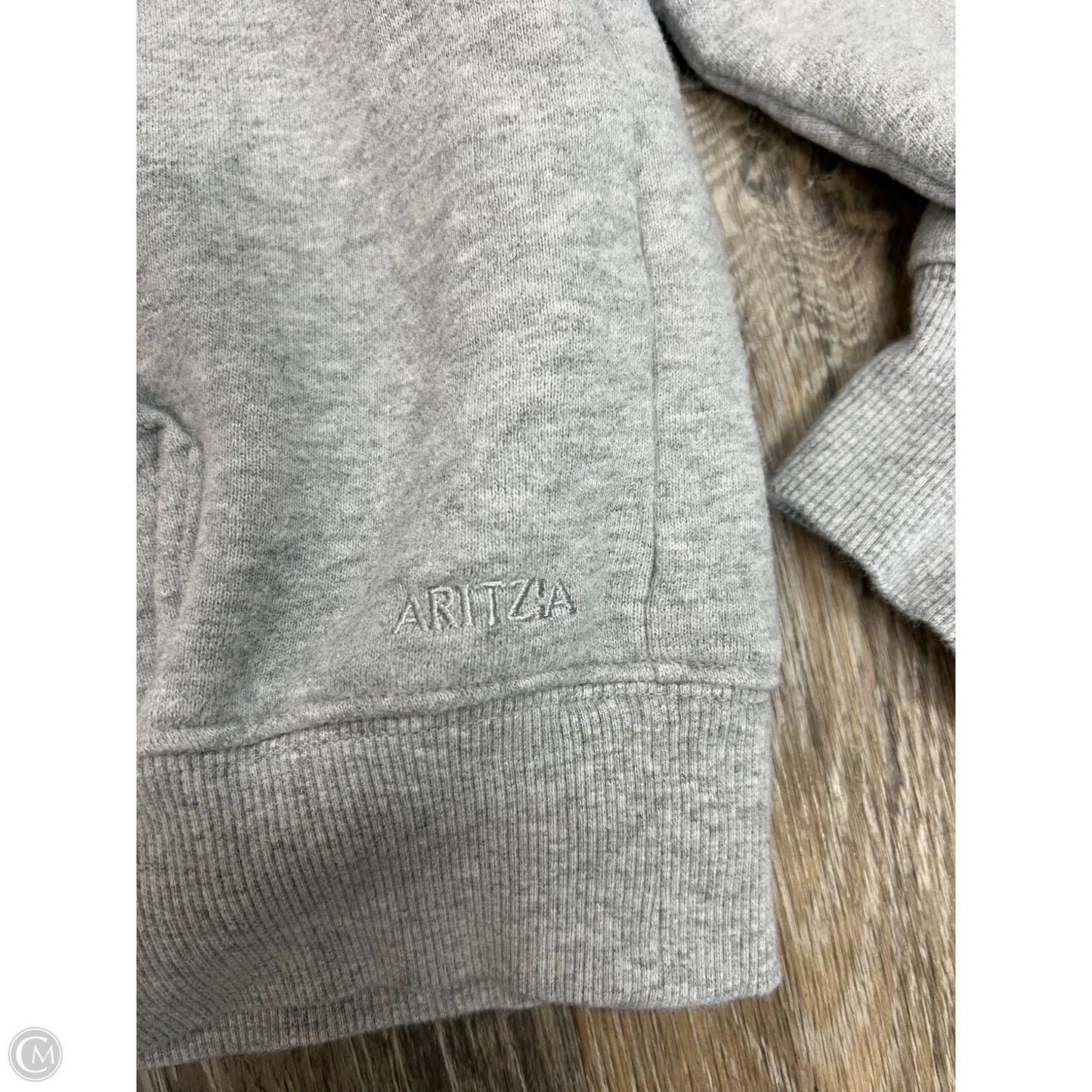 Sweatshirt Hoodie By Aritzia In Grey, Size: M