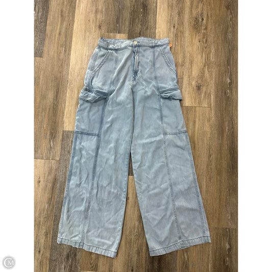 Jeans Wide Leg By Hudson In Blue Denim, Size: 14