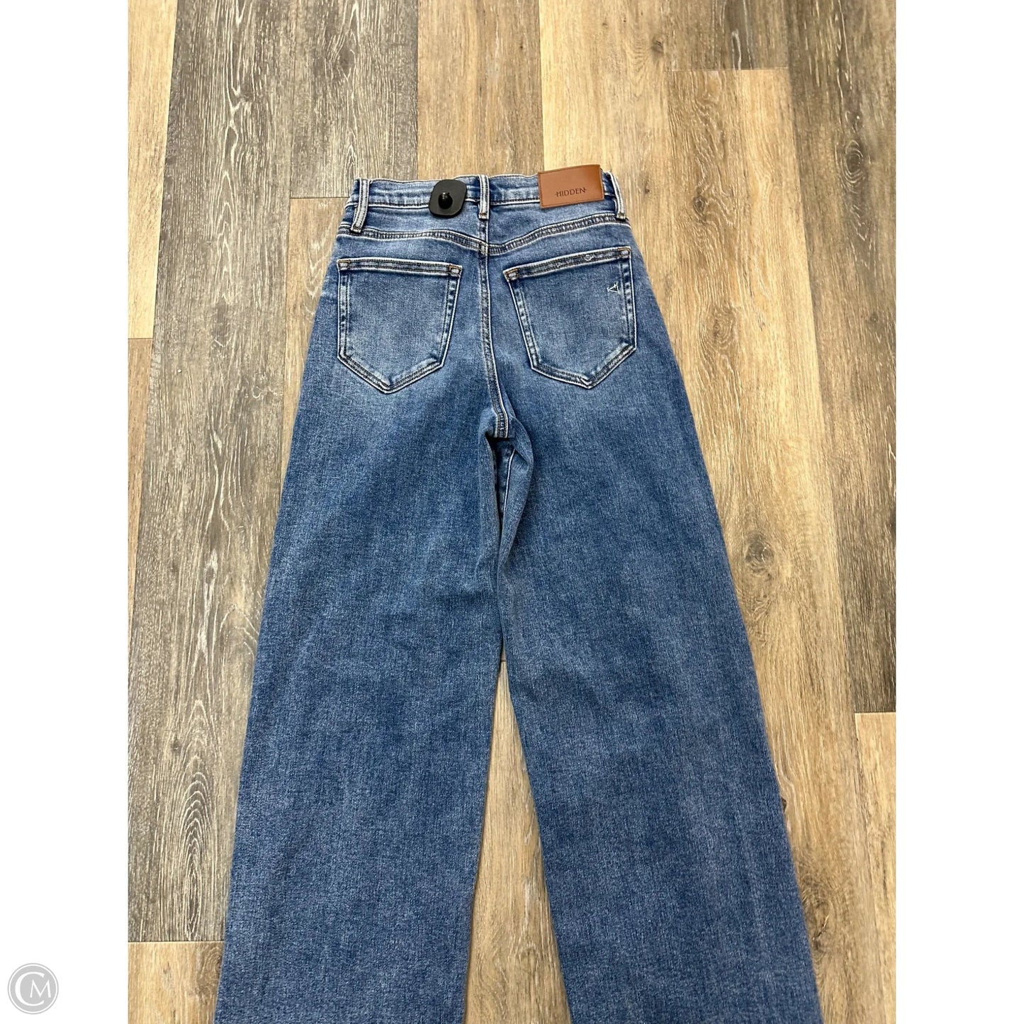Jeans Wide Leg By Hidden In Blue Denim, Size: 0