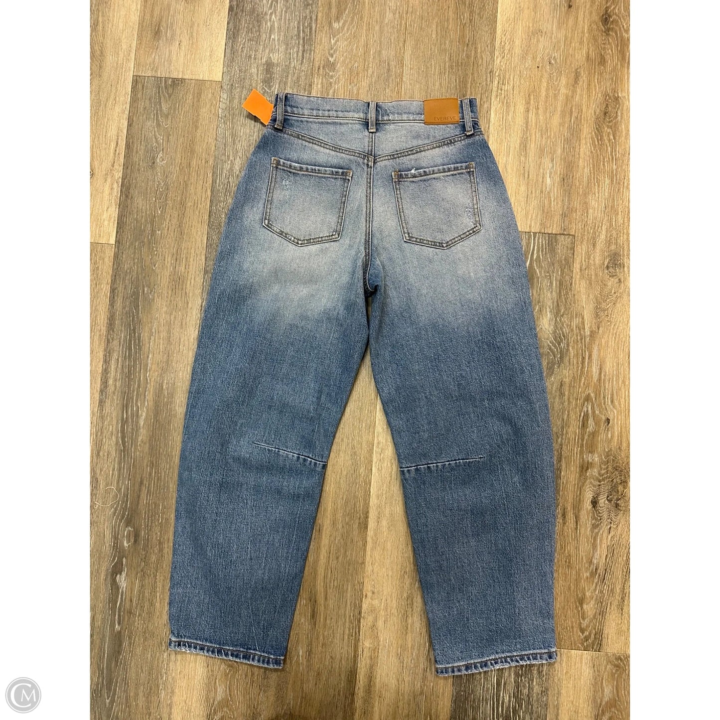 Jeans Straight By Evereve In Blue Denim, Size: 0