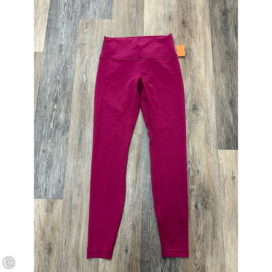 Athletic Leggings By Lululemon In Pink, Size: 8