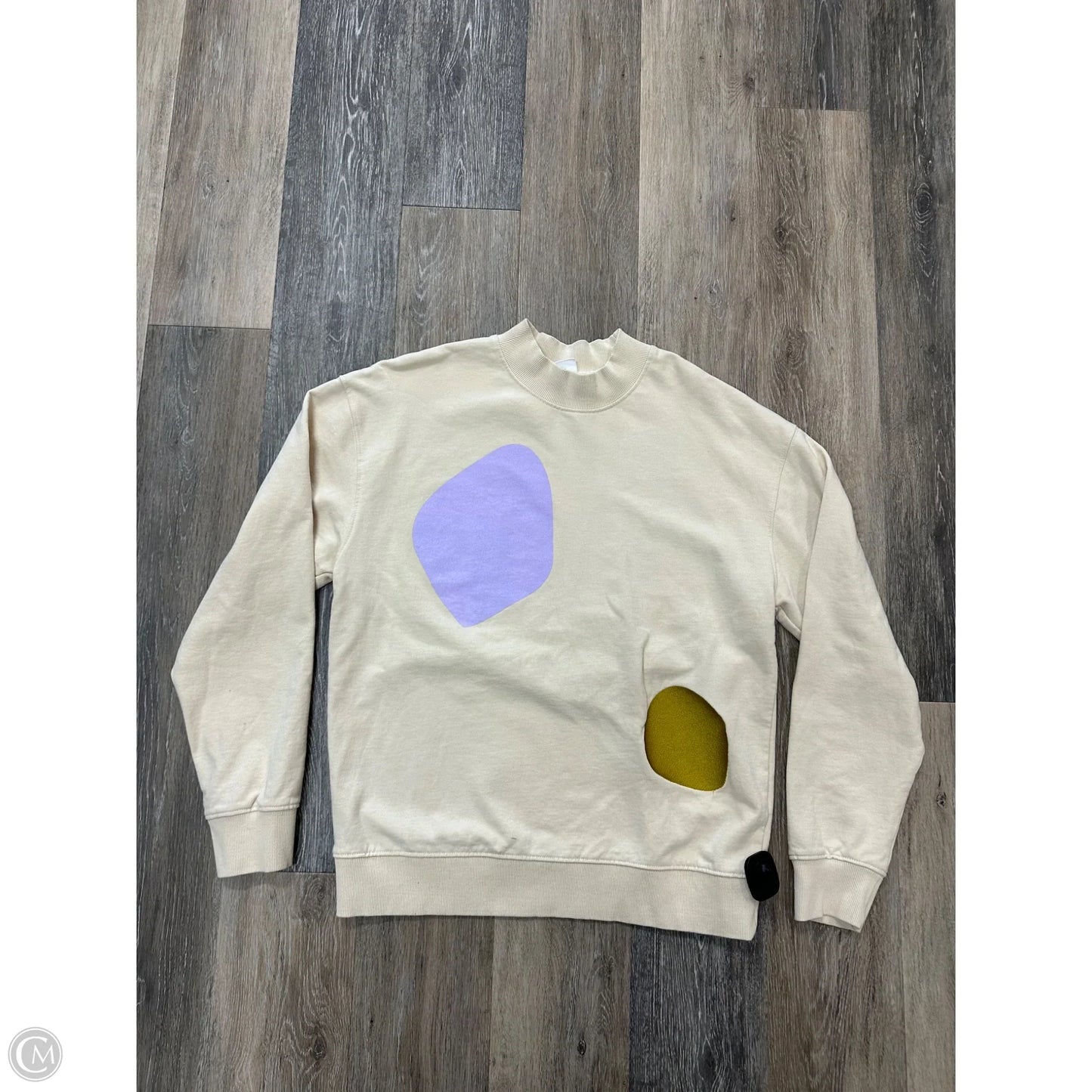 Sweatshirt Crewneck By Kotn In Yellow, Size: M