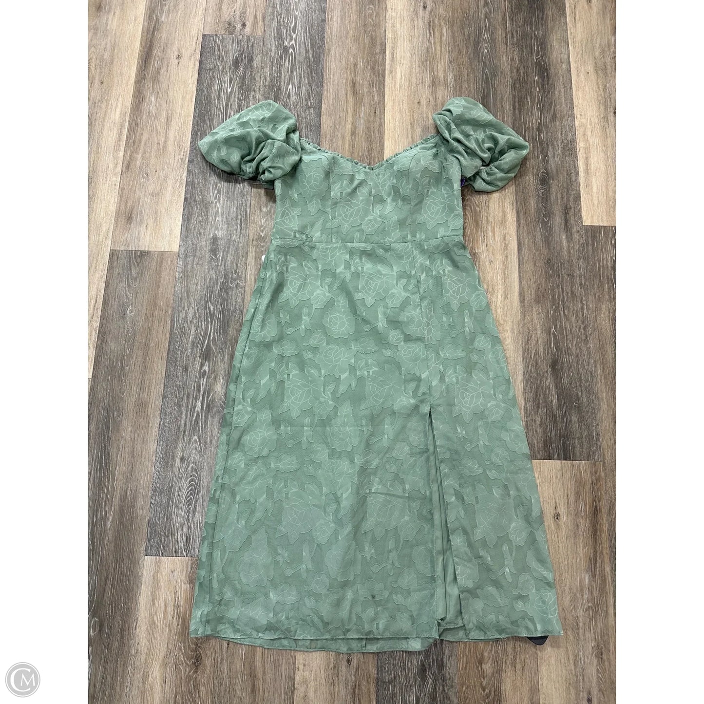 -Dress Party Long By Azazie In Green, Size: Xl