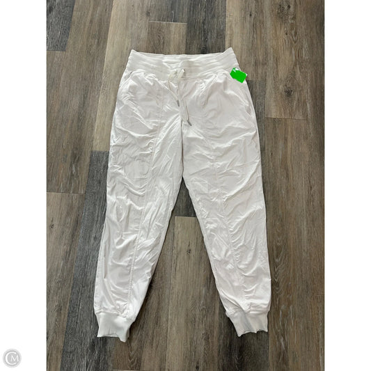 Athletic Pants By Lululemon In Cream, Size: 10
