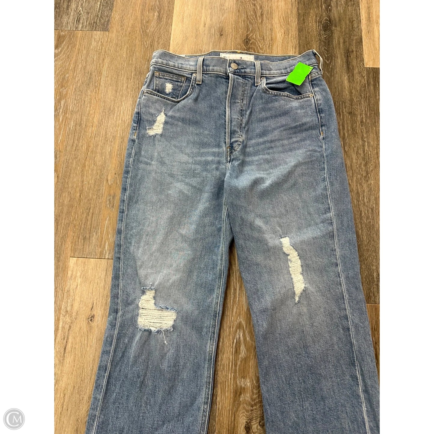 Jeans Straight By Frank And Eileen In Blue Denim, Size: 8