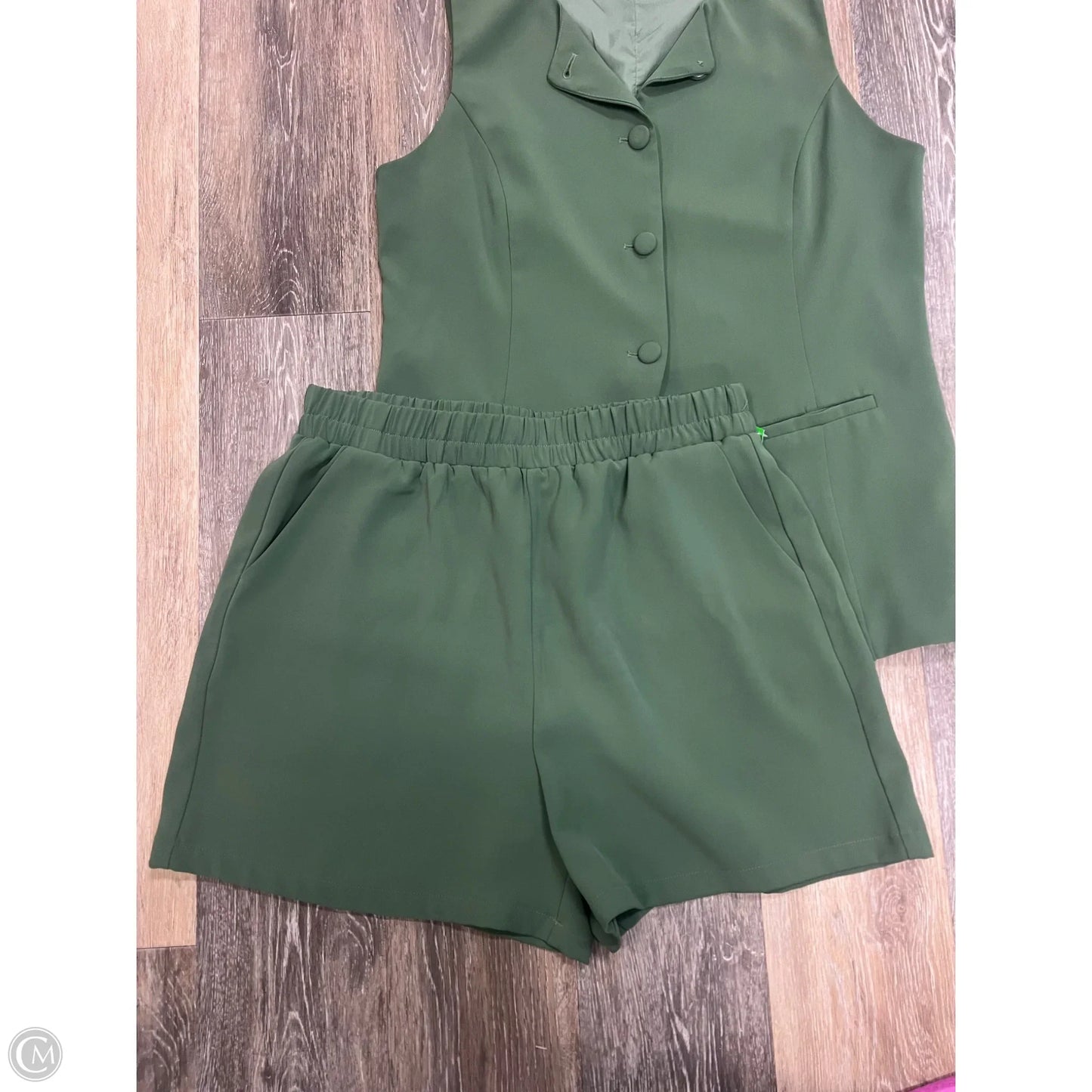 Shorts Set By Zesica In Green, Size: L