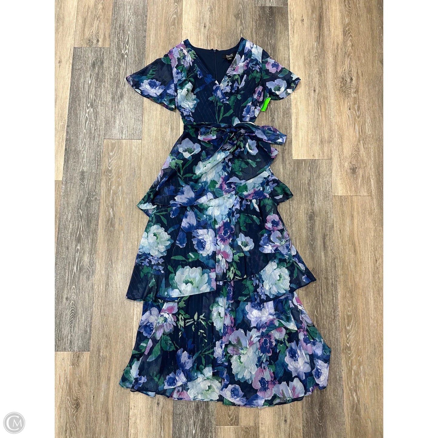 Dress Party Long By Ignite Evenings In Floral Print, Size: M