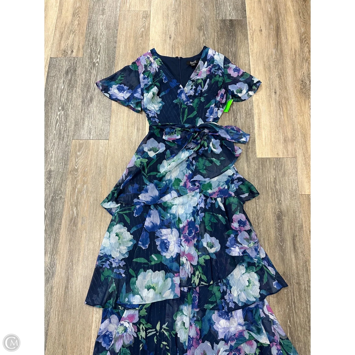 Dress Party Long By Ignite Evenings In Floral Print, Size: M