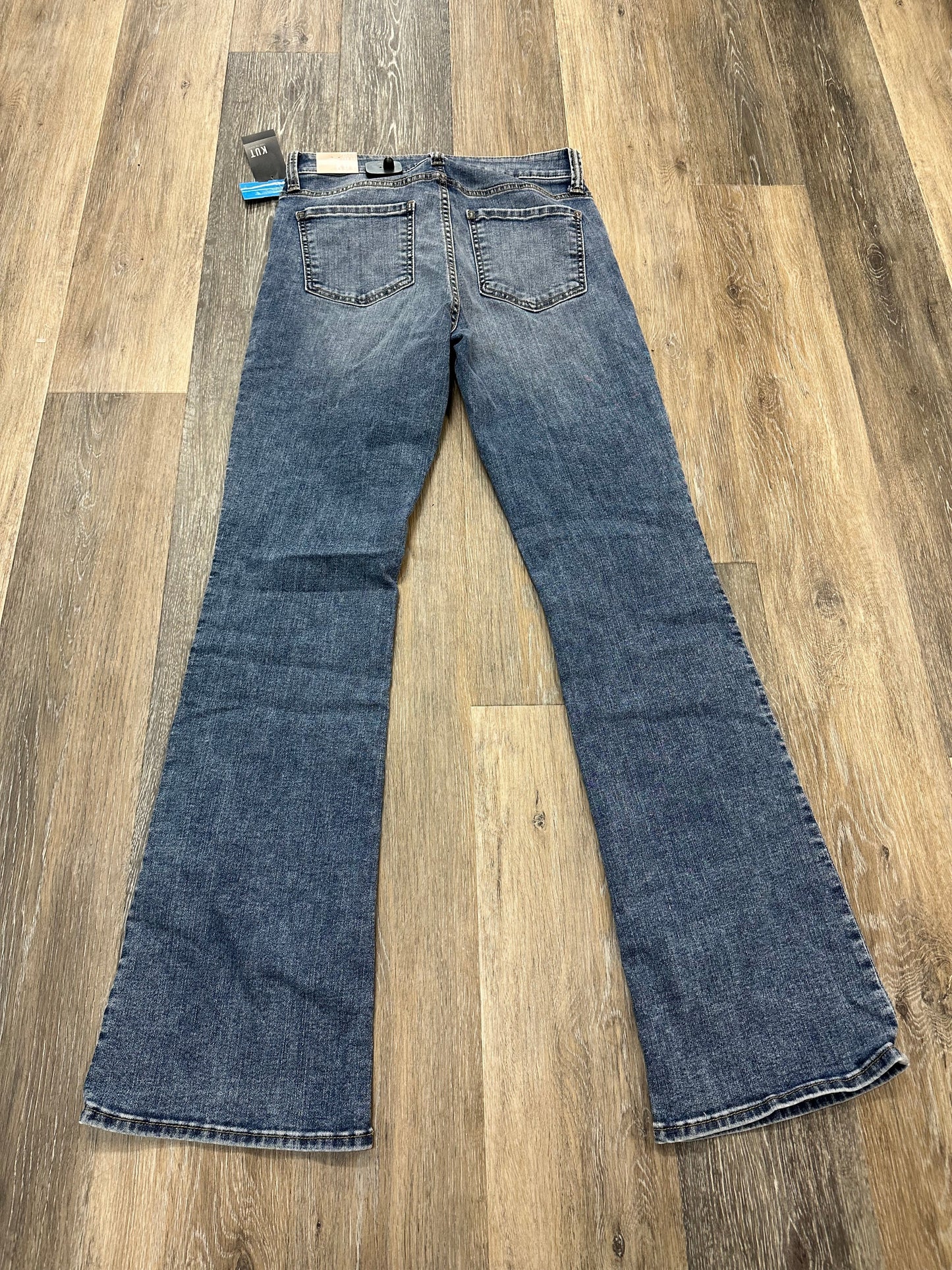Blue Denim Jeans Flared Kut, Size 6
