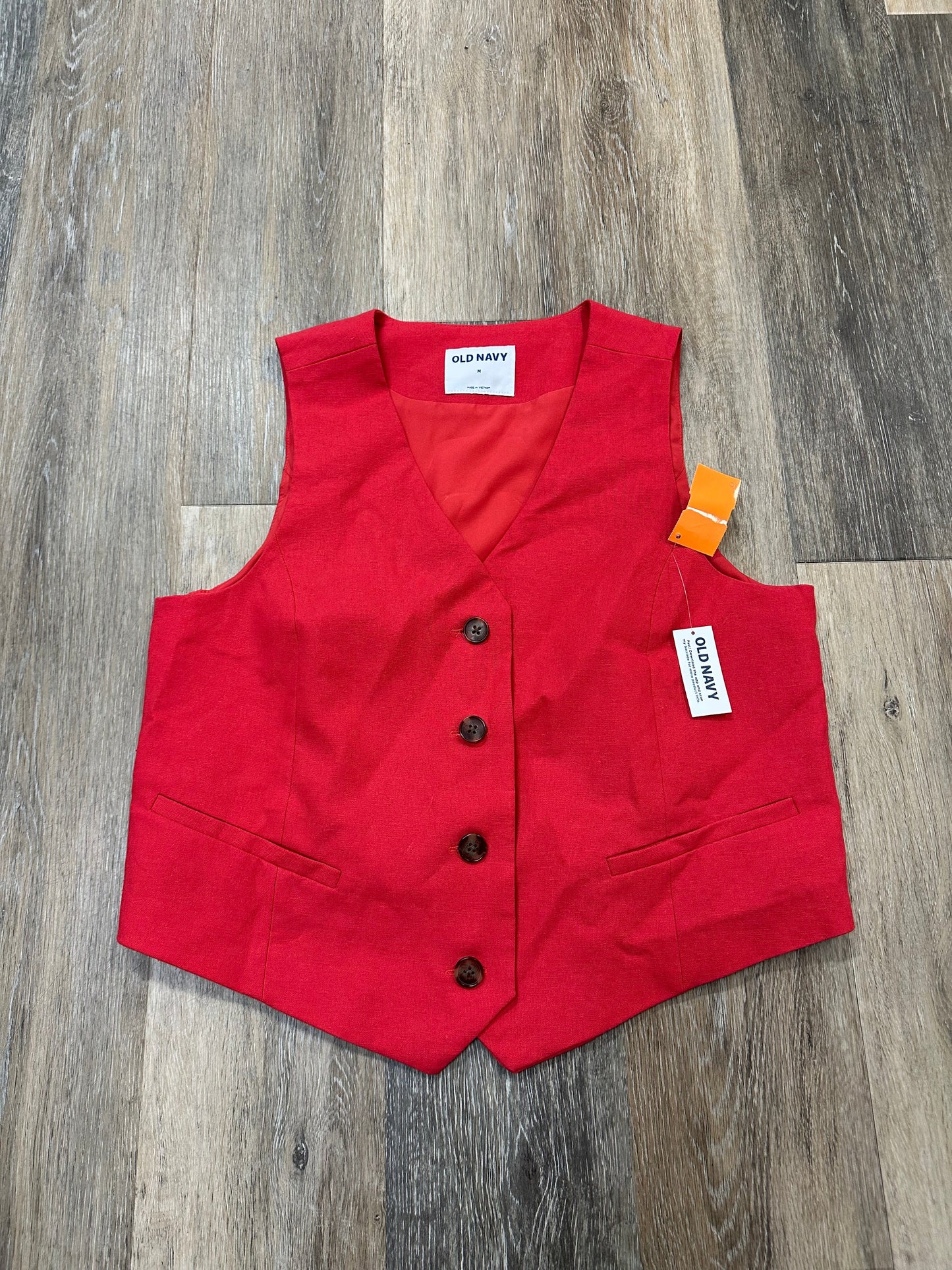 Vest Other By Old Navy In Red, Size: M