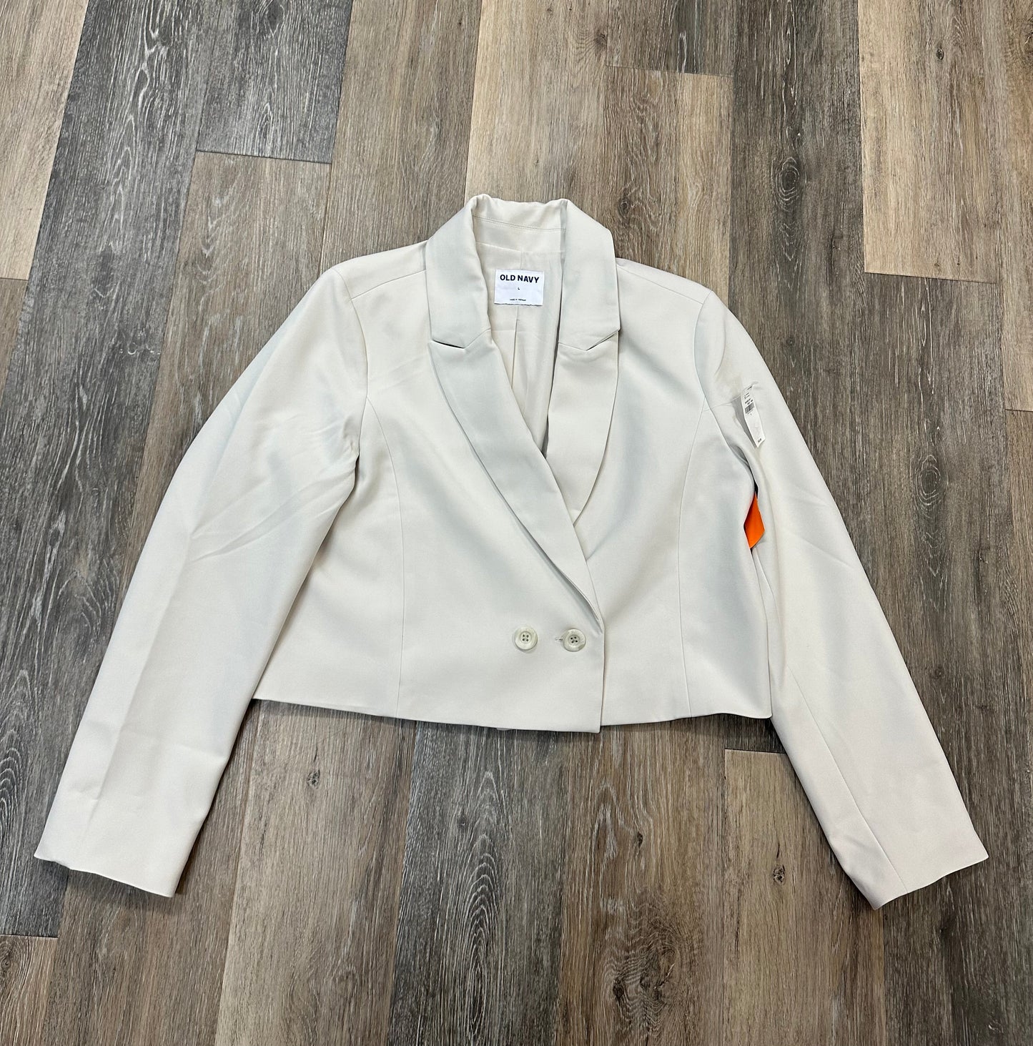 Blazer By Old Navy In Cream, Size: L