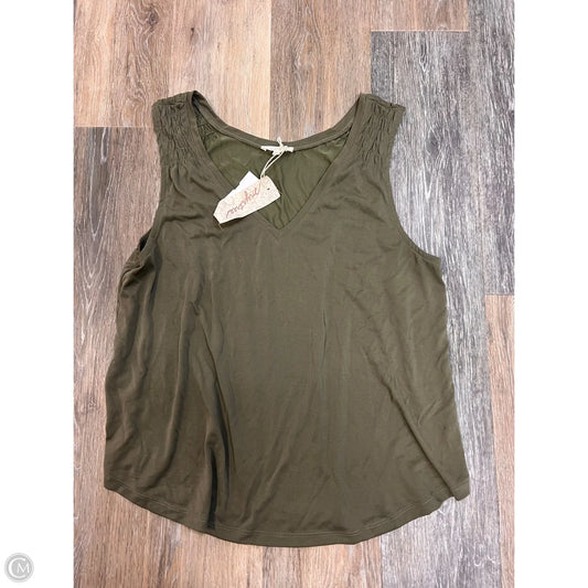 Tank Top By Mystree In Green, Size: L