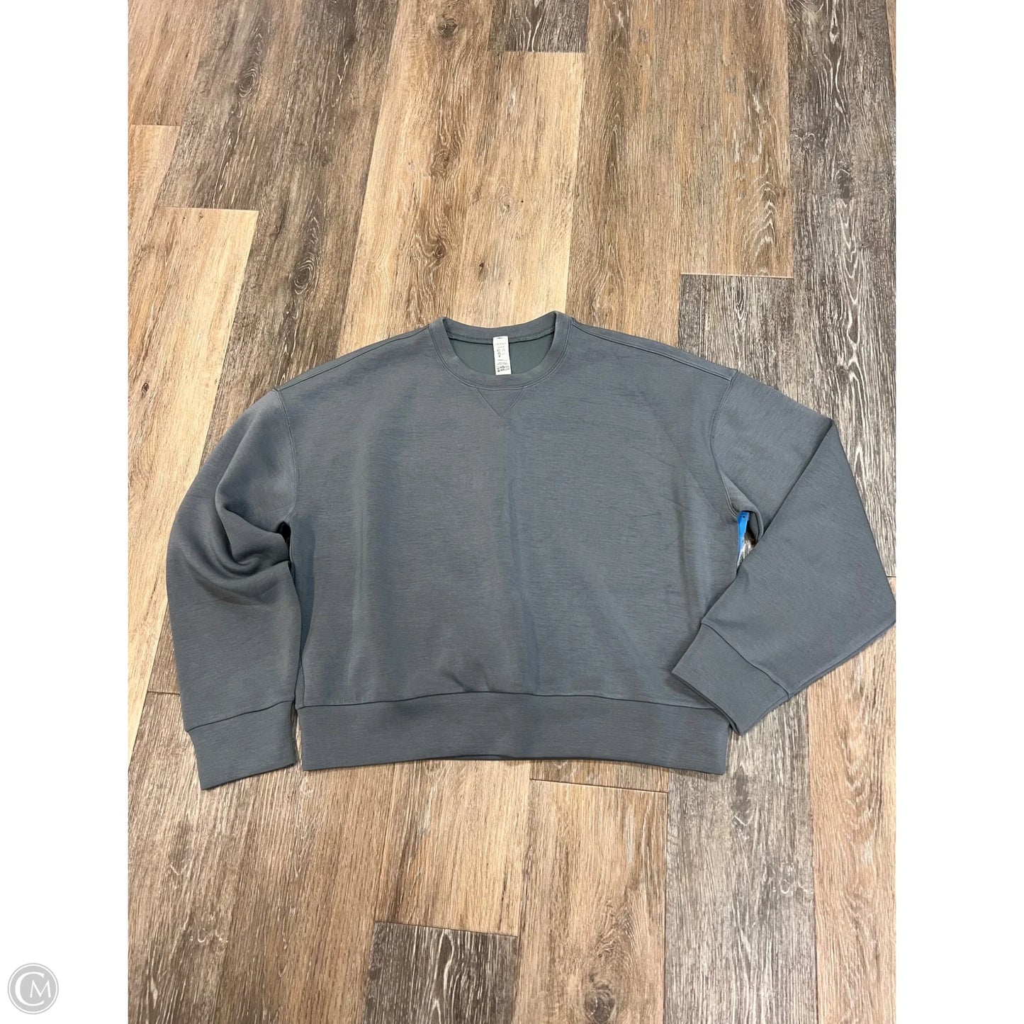 Athletic Sweatshirt Crewneck By Spanx In Blue, Size: M