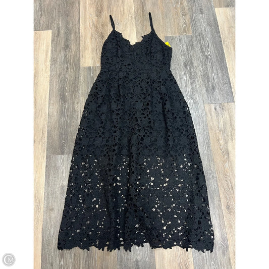 -Dress Casual Midi By Astr The Label In Black, Size: L