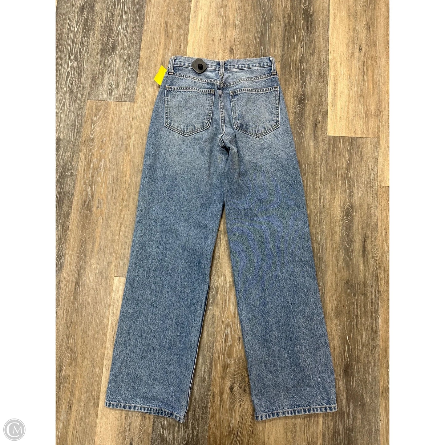 Jeans Wide Leg By Just Black In Blue Denim, Size: 1/25