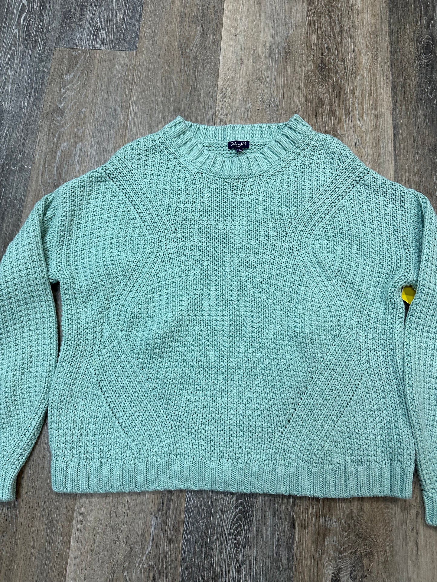 Sweater By Splendid In Green, Size: S