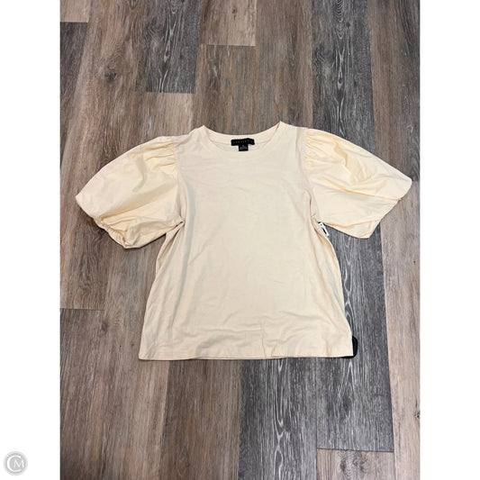 Blouse Short Sleeve By Sanctuary In Yellow, Size: Xs