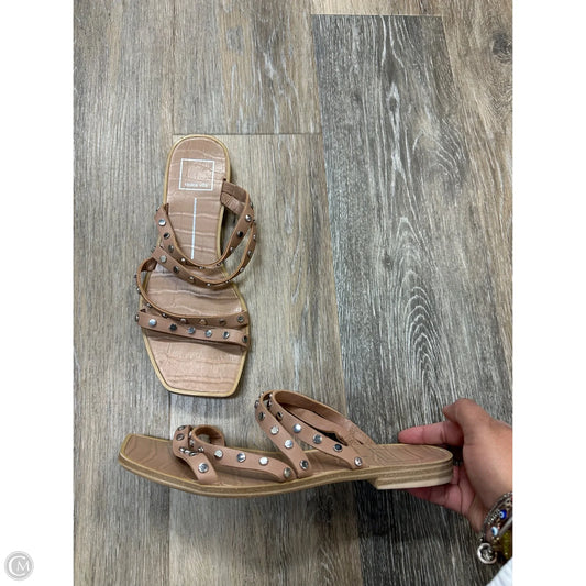 Sandals Flats By Dolce Vita In Tan, Size: 7.5